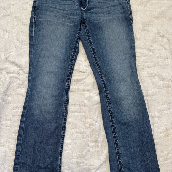 Ariat Women's Boot Cut Jeans in Deep Blue. Size 29R - Picture 1 of 7